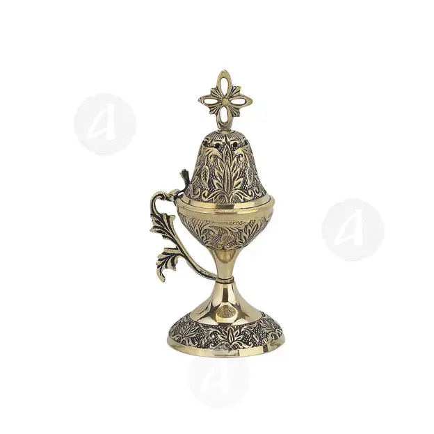 Home Thurible Bronze (8640b) - Ecclesiastical Utensils στο Athonian.gr