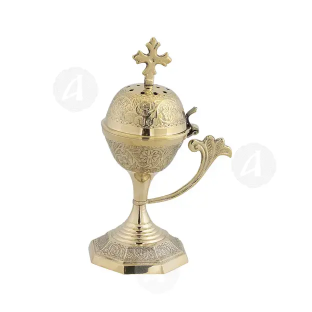 Home Thurible Bronze (9371b) - Ecclesiastical Utensils στο Athonian.gr