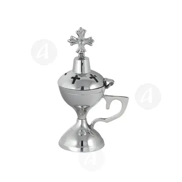 Home Thurible Nickel Plated (9787n) - Ecclesiastical Utensils στο Athonian.gr