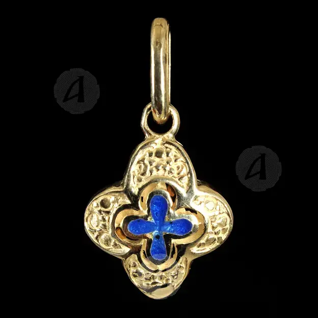 Mount Athos Silver Cross Necklace T12 - Jewelry στο Athonian.gr