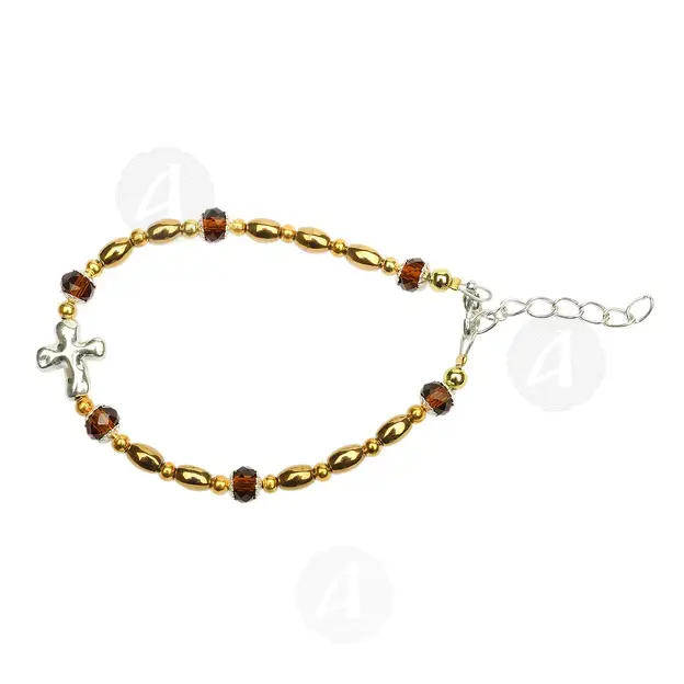Bracelet with Clasp and Semi-Precious Stones (GBRO) - Jewelry στο Athonian.gr