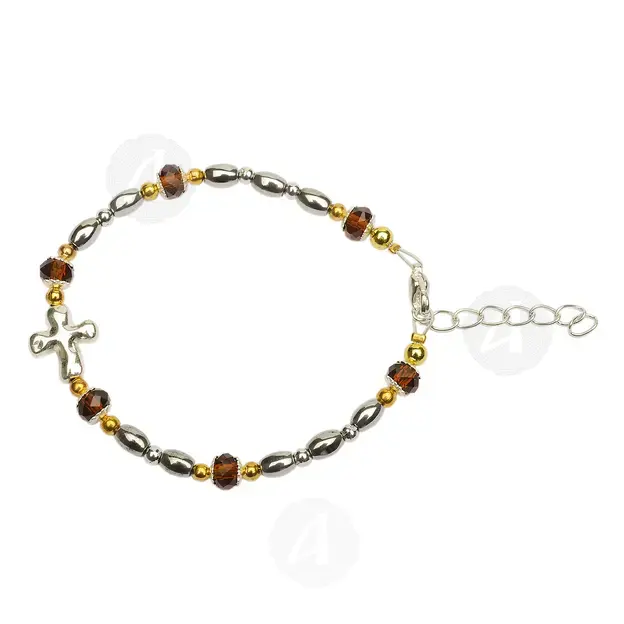 Bracelet with Clasp and Semi-Precious Stones (SBRO) - Jewelry στο Athonian.gr