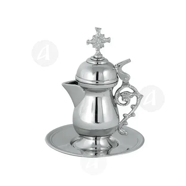 Zeon Nickel-plated with Lid (7751n) - Ecclesiastical Utensils στο Athonian.gr
