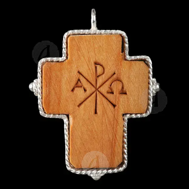 Ξύλινος Σταυρός Λαιμού ΙC XC NIKA (PAP-UK.5) - Εργόχειρα στο Athonian.gr
