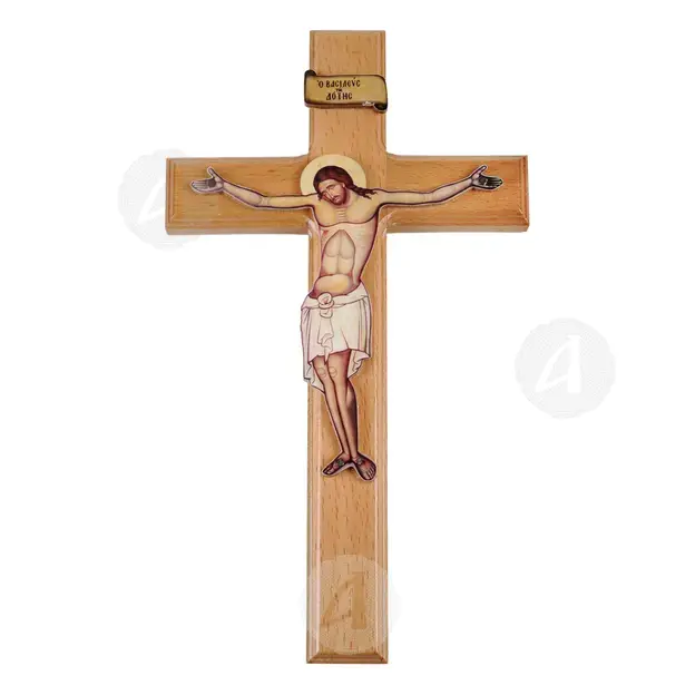 Wooden Wall Cross (LB) - Handiwork στο Athonian.gr
