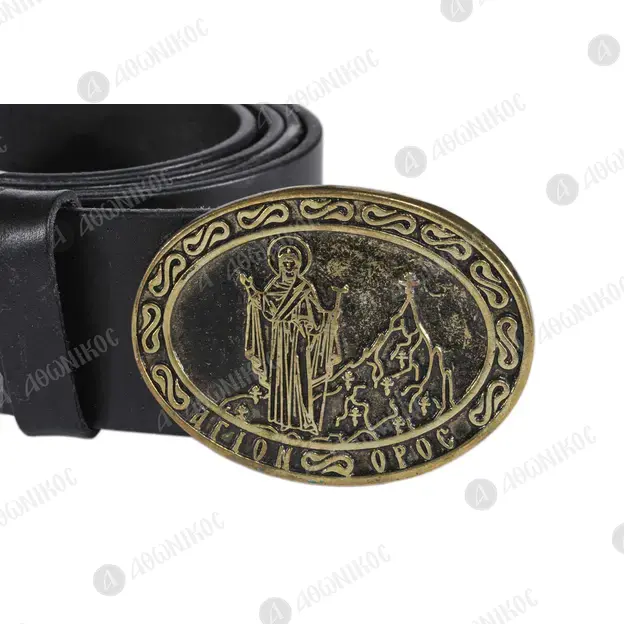 Δερμάτινη Ιερατική Ζώνη - Clothing & Accessories στο Athonian.gr