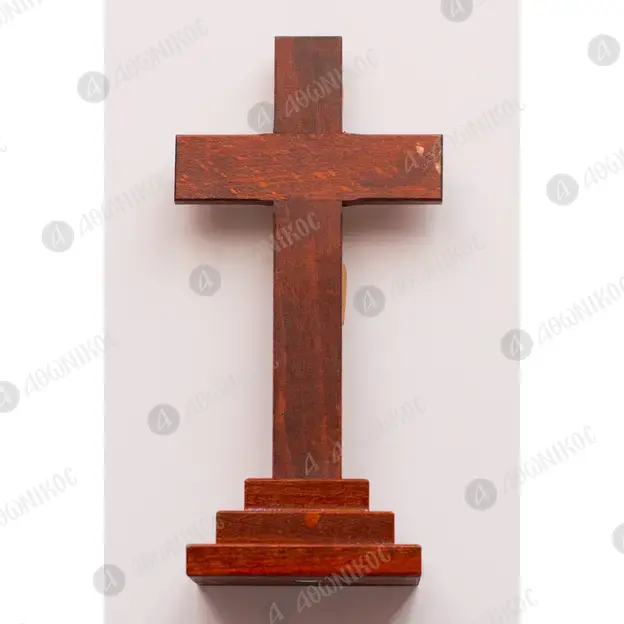 Wooden Table Cross (DB) - Monastic Handiwork στο Athonian.gr