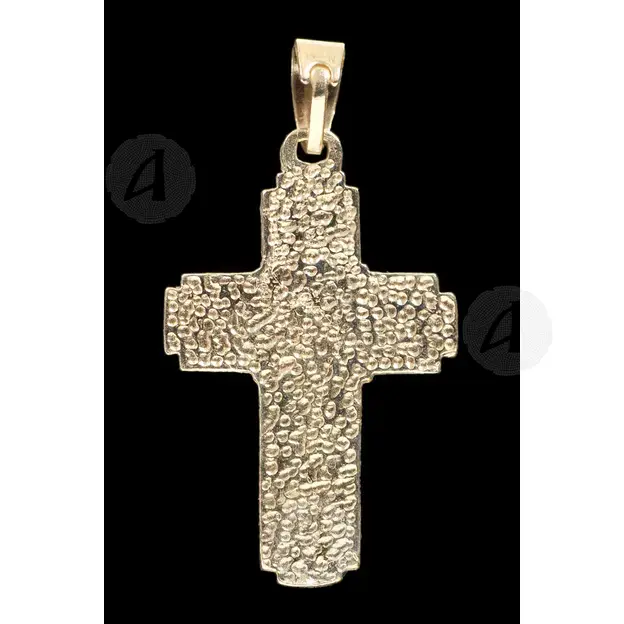Silver Cross Necklace 925° with Jesus Christ (12B) - Jewelry στο Athonian.gr