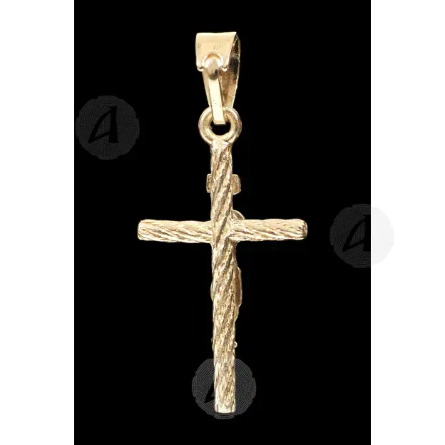 Silver Cross Necklace with Crucified Jesus Christ (38B) - Jewelry στο Athonian.gr