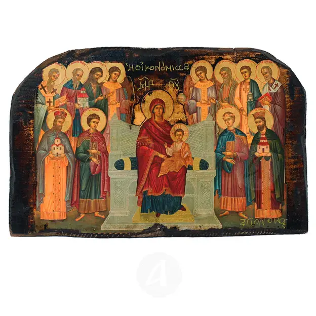 Virgin Mary Oikonomissa - Orthodox Icons στο Athonian.gr
