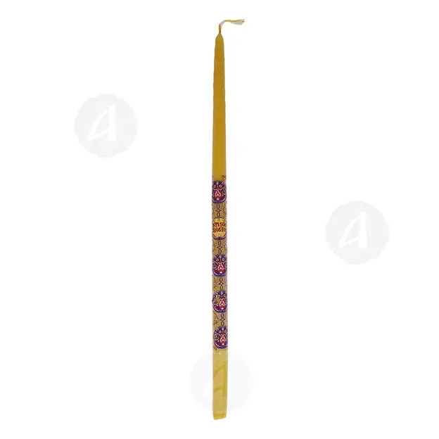 Mount Athos Easter Beeswax Candle - Handiwork στο Athonian.gr Mount Athos Easter Beeswax Candle - Handiwork στο Athonian.gr