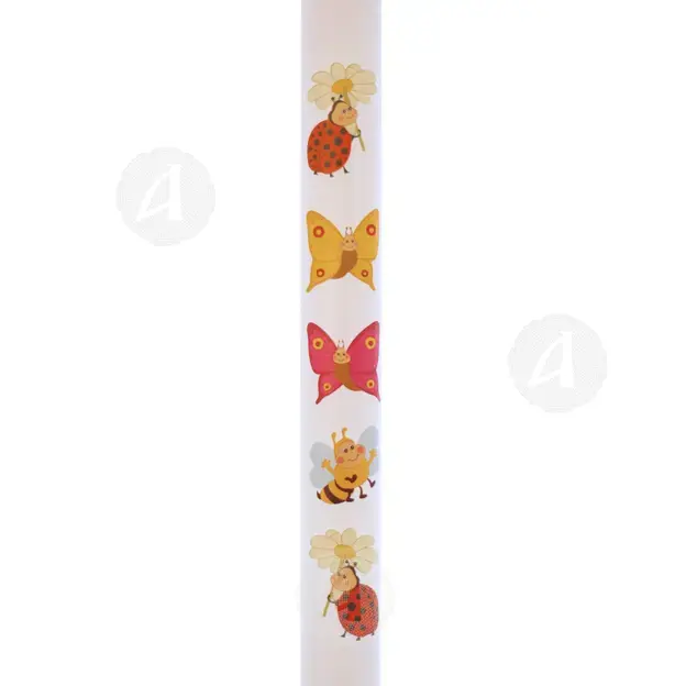 Easter Oval Candle with Butterflies - Handiwork στο Athonian.gr Easter Oval Candle with Butterflies - Handiwork στο Athonian.gr