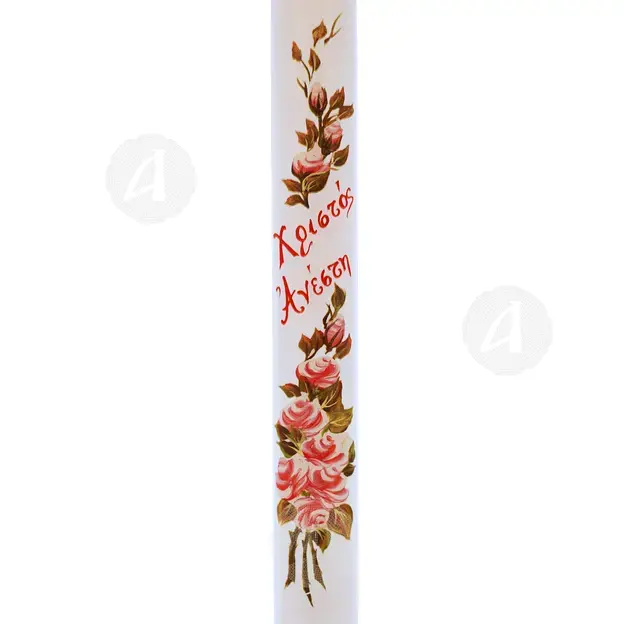 Easter Oval Candle Pink Rose - Handiwork στο Athonian.gr