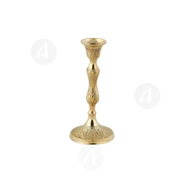 Church Candlestick Bronze (82Β) - Ecclesiastical Utensils στο Athonian.gr
