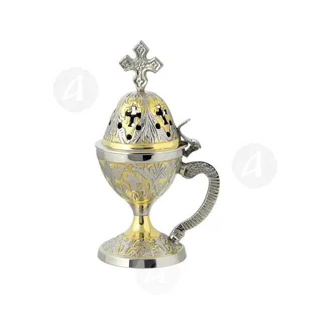 Home Thurible Two-Coloured (78GN) - Ecclesiastical Utensils στο Athonian.gr