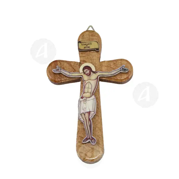 Wooden Wall Cross (LB-95) - Handiwork στο Athonian.gr