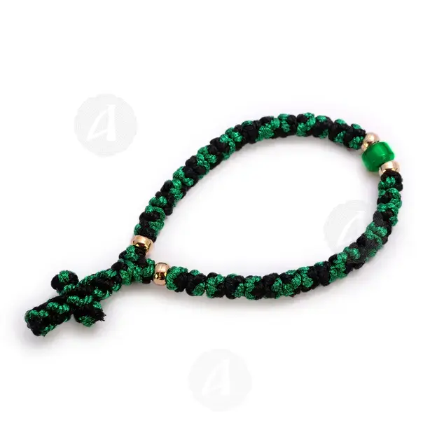 Gold Thread Prayer Rope with 35 Knots (BLAGRE-35) - Prayer ropes στο Athonian.gr