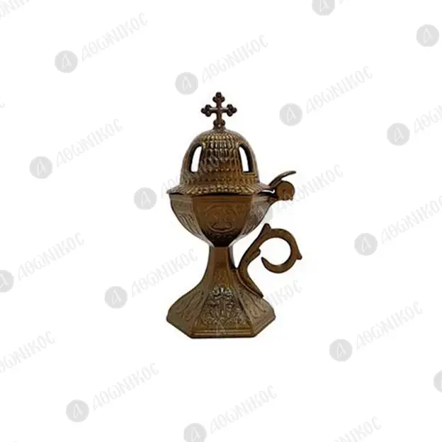 Metal Thurible  "Church" 0105 - Ecclesiastical Utensils στο Athonian.gr