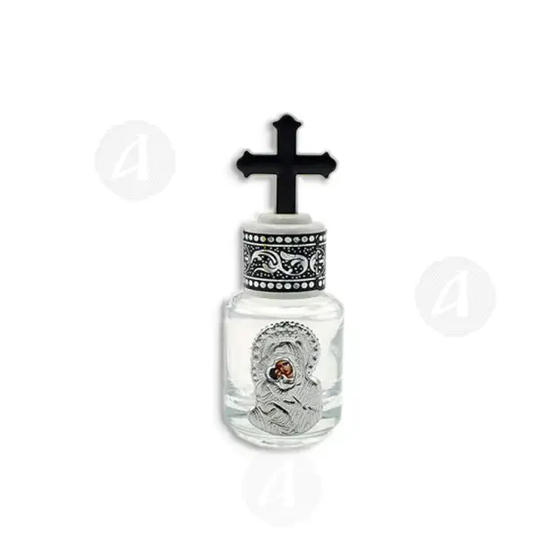 Glass holy water bottle small STA-17862 - Ecclesiastical Utensils στο Athonian.gr