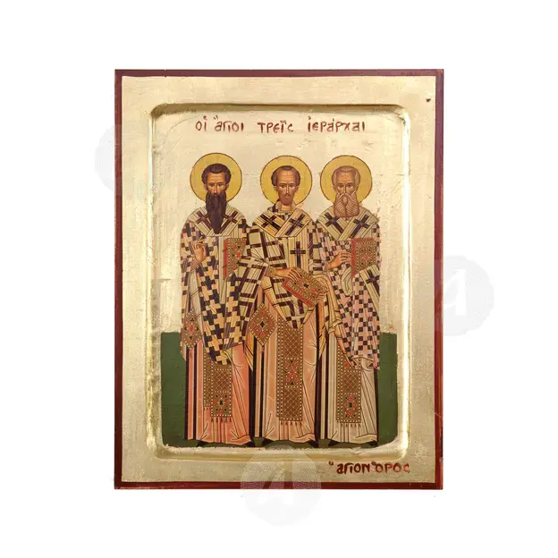 Saints Three Hierarchs - Fathers of the Church - Orthodox Icons στο Athonian.gr