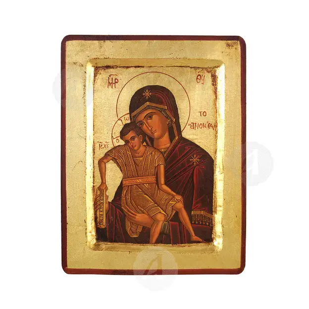 Virgin Mary Aksion Esti - The Holy Icon of Protato Church at Karies Mount Athos - Orthodox Icons στο Athonian.gr
