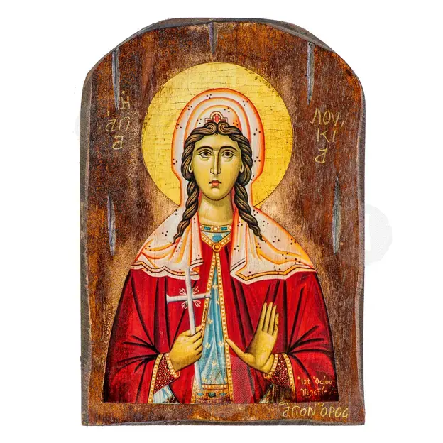 Saint Lucia the Virgin Martyr - Orthodox Icons στο Athonian.gr