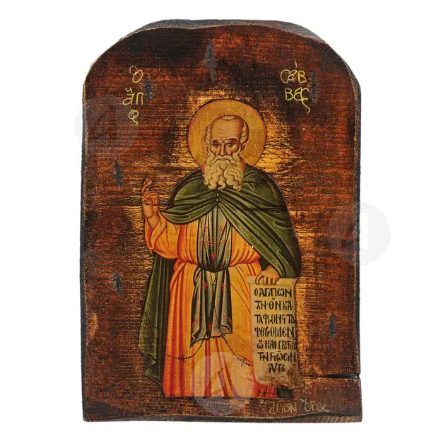 Saint Sabbas the Sanctified - Orthodox Icons στο Athonian.gr