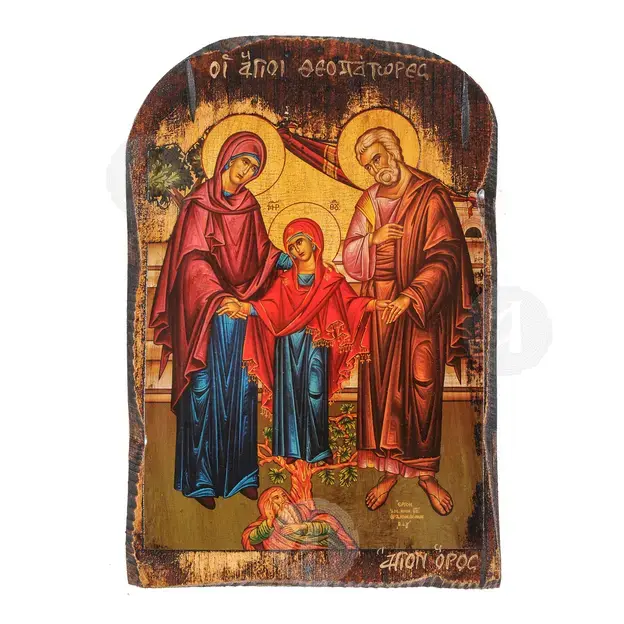Saints Joachim and Anna - Orthodox Icons στο Athonian.gr