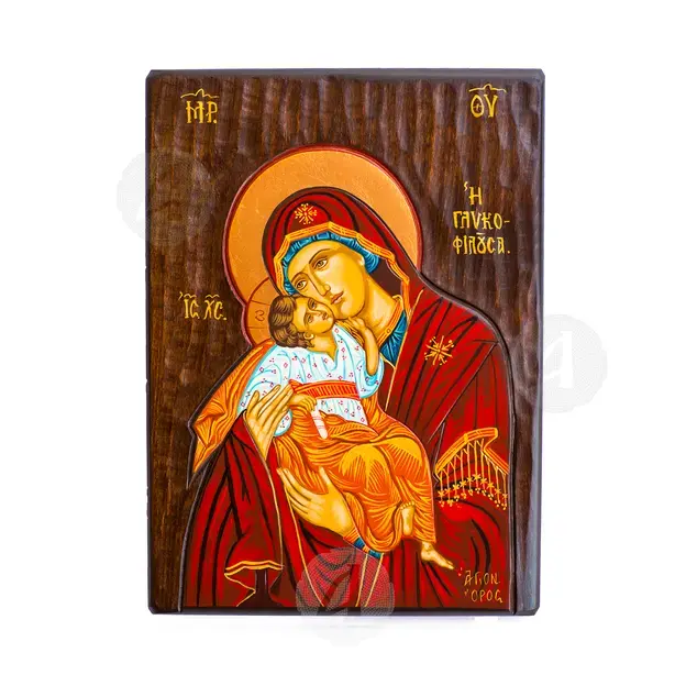 Virgin Mary Glikofilousa - Orthodox Icons στο Athonian.gr