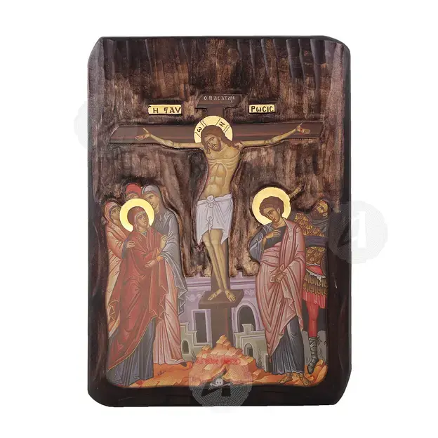 The Crucifixion of Jesus Christ - Orthodox Icons στο Athonian.gr