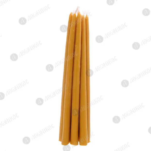 Pure Beeswax Candles AAA for Holy Altar (8 pieces) - Monastic Handiwork στο Athonian.gr