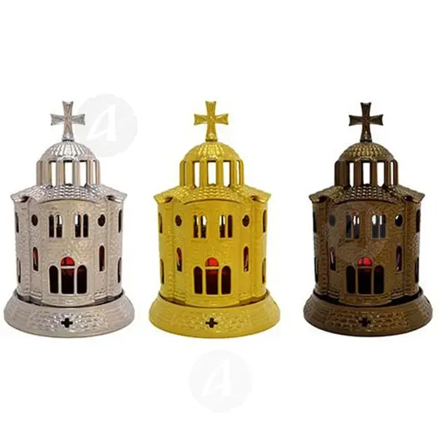 Home Table Metal Vigil Lamp "Big Church" 0207 - Ecclesiastical Utensils στο Athonian.gr