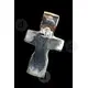 Silver Cross Necklace 925° with Crucified Jesus Christ (133) - Jewelry στο Athonian.gr