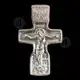 Silver Cross Necklace 925° with Crucified Jesus Christ (133) - Jewelry στο Athonian.gr