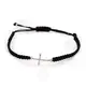 Macrame Bracelet with Cross (010408) - Jewelry στο Athonian.gr