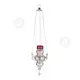Hanging Vigil Lamp Nickel Plated (189N.21) - Ecclesiastical Utensils στο Athonian.gr