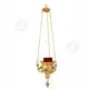 Hanging Vigil Lamp Gold Plated (231e-HC) - Ecclesiastical Utensils στο Athonian.gr