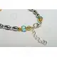 Bracelet with Semi-Precious Stones & Gold Plated Cross (SGRE) - Jewelry στο Athonian.gr