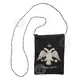 Athonian Black Wallet - Byzantine Eagle (1713-SIL) - Handiwork στο Athonian.gr