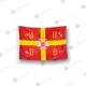 Σημαία Βυζαντινή Αυτοκρατορική - Εργόχειρα στο Athonian.gr