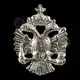 Silver Lapel Pin Double-headed Eagle (DH02S) - Jewelry στο Athonian.gr