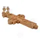 Wooden carved cross necklace - Handiwork στο Athonian.gr