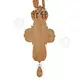 Wooden Carved Necklace Cross (PRI-1006) - Handiwork στο Athonian.gr