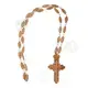 Wooden carved cross necklace - Handiwork στο Athonian.gr
