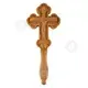 Wood Carved Blessing Cross (BLE-1707) - Handiwork στο Athonian.gr