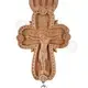 Wooden Carved Necklace Cross (PRI-1006) - Handiwork στο Athonian.gr