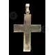 Silver Cross Necklace with Crucified Jesus Christ (59B) - Jewelry στο Athonian.gr