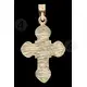 Silver Cross Necklace with Crucified Jesus Christ (61B) - Jewelry στο Athonian.gr