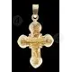 Silver Cross Necklace with Crucified Jesus Christ (61B) - Jewelry στο Athonian.gr