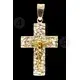 Silver Cross Necklace with Crucified Jesus Christ (7B) - Jewelry στο Athonian.gr